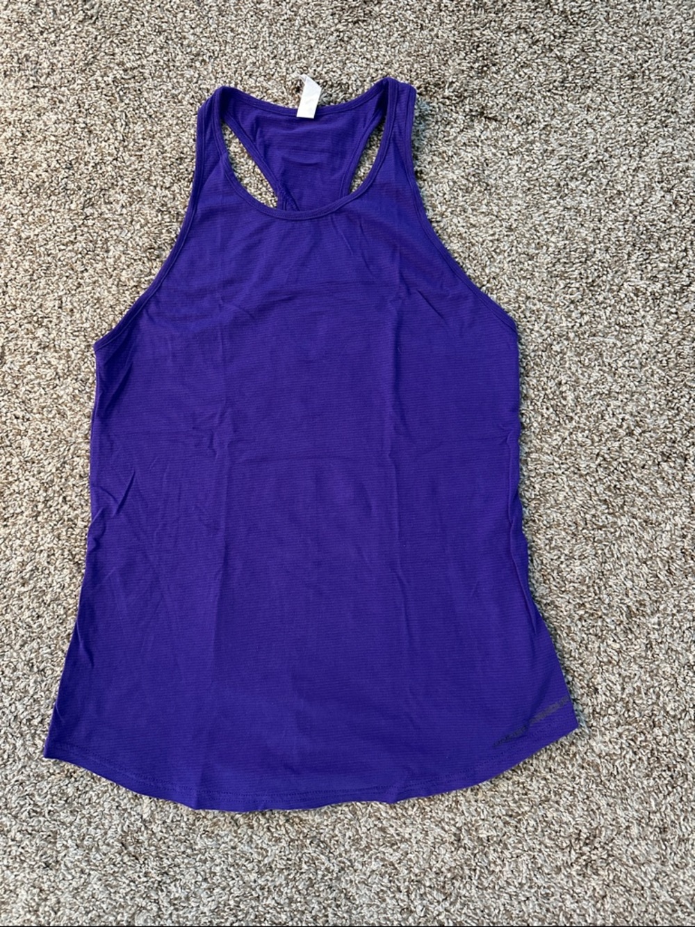 Under Armour Purple Racerback Key Hole Tank Top